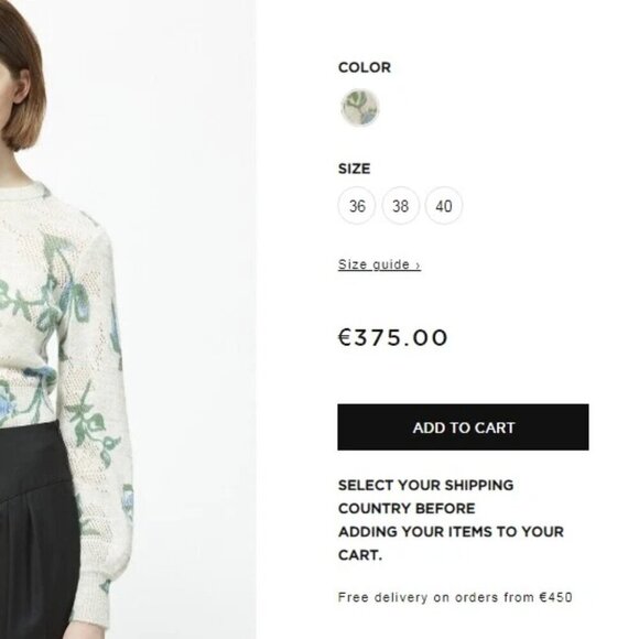 Carven IRIS JUMPER FR38 US6 Sweater - Picture 3 of 14